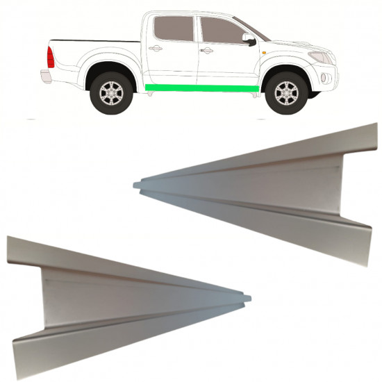 TOYOTA HILUX 2005-2015 INNER SILL REPAIR / RIGHT + LEFT / SET