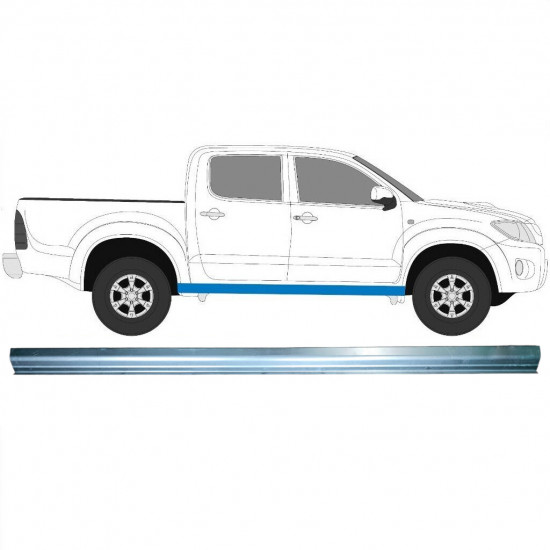 Sill repair panel for Toyota Hilux 2005-2015 / Left = Right (symmetrical) 9029