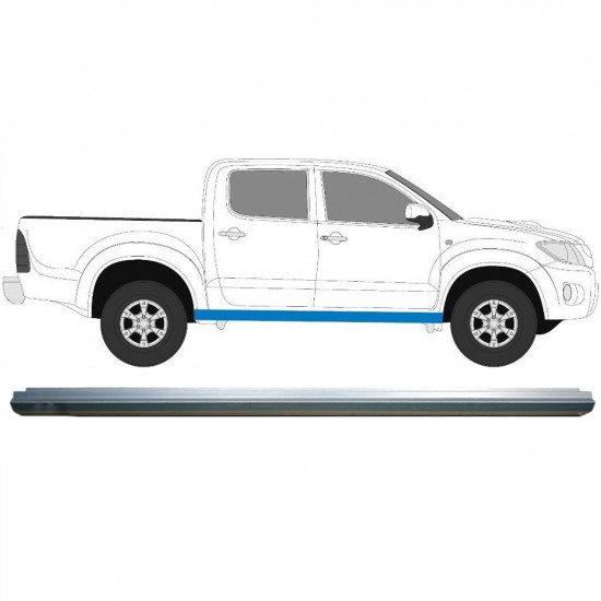 Sill repair panel for Toyota Hilux 2005-2015 / Left = Right (symmetrical) 7074