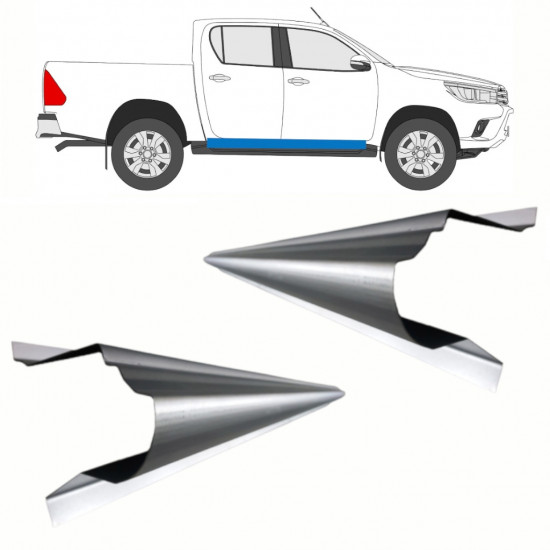 TOYOTA HILUX 2015- SILL REPAIR / RIGHT = LEFT / SET