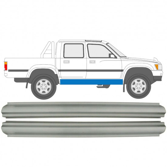 TOYOTA HILUX 1988-2001 SILL REPAIR / RIGHT = LEFT / SET