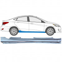 Full sill repair panel for Hyundai Accent 2010- / Right 12799