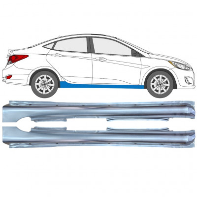 Full sill repair panel for Hyundai Accent 2010- / Left / Right / Left / Right 12801