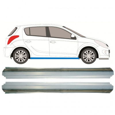 Sill repair panel for Hyundai I20 2008-2014 / Left = Right (symmetrical) / Set 9791