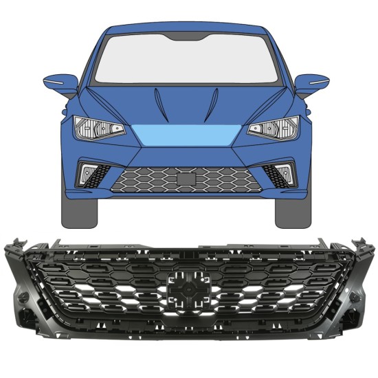 Grille for Seat Ibiza 2017- 16209