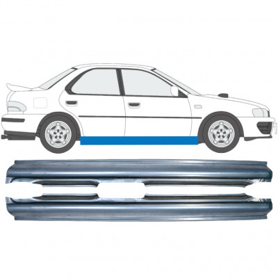 Full sill repair panel for Subaru Impreza 1992-2000 / Left+Right / Set 9151