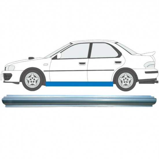 Sill repair panel for Subaru Impreza 1992-2000 / Left 7010