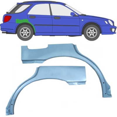 Rear wing repair panel for Subaru Impreza GD GG 2000-2007 / Left+Right / Set 10463