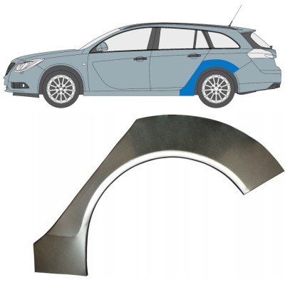Rear wing repair panel for Opel Insignia 2008-2017 / Left / COMBI 16799