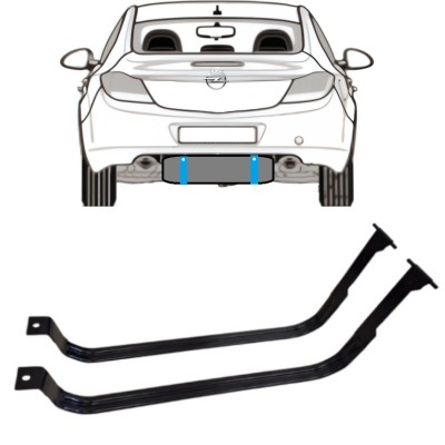 Fuel tank straps for Opel Insignia 2008-2017 15991