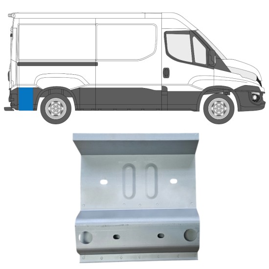Side repair panel for Iveco Daily 2014-2016 / Left = Right (symmetrical) 14711