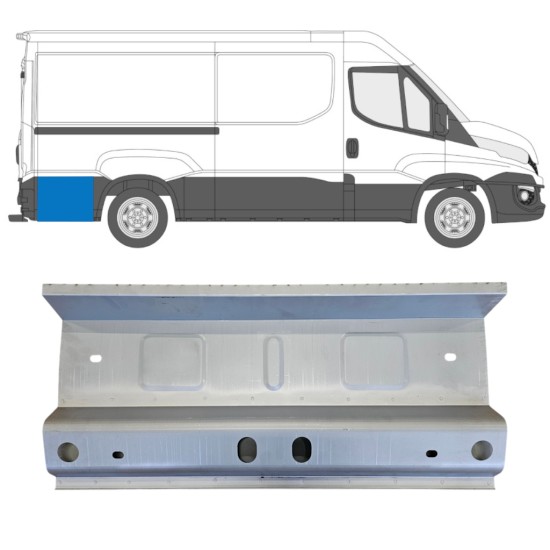 Side repair panel for Iveco Daily 2014-2016 / Left = Right (symmetrical) 14712