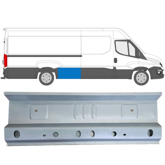 Side repair panel for Iveco Daily 2014-2016 / Left = Right (symmetrical) 14710
