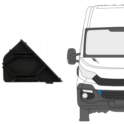 Front bumper tow hook for Iveco Daily 2014-2019 / Right 16238