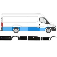 Set of side trims for Iveco Daily 2014-2019 / Right / 11981