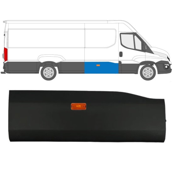Side trim with lamp for Iveco Daily 2014-2019 / Right / Set 11973