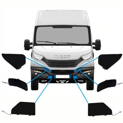 Front bumper tow hook for Iveco Daily 2014-2016 / Set 10292