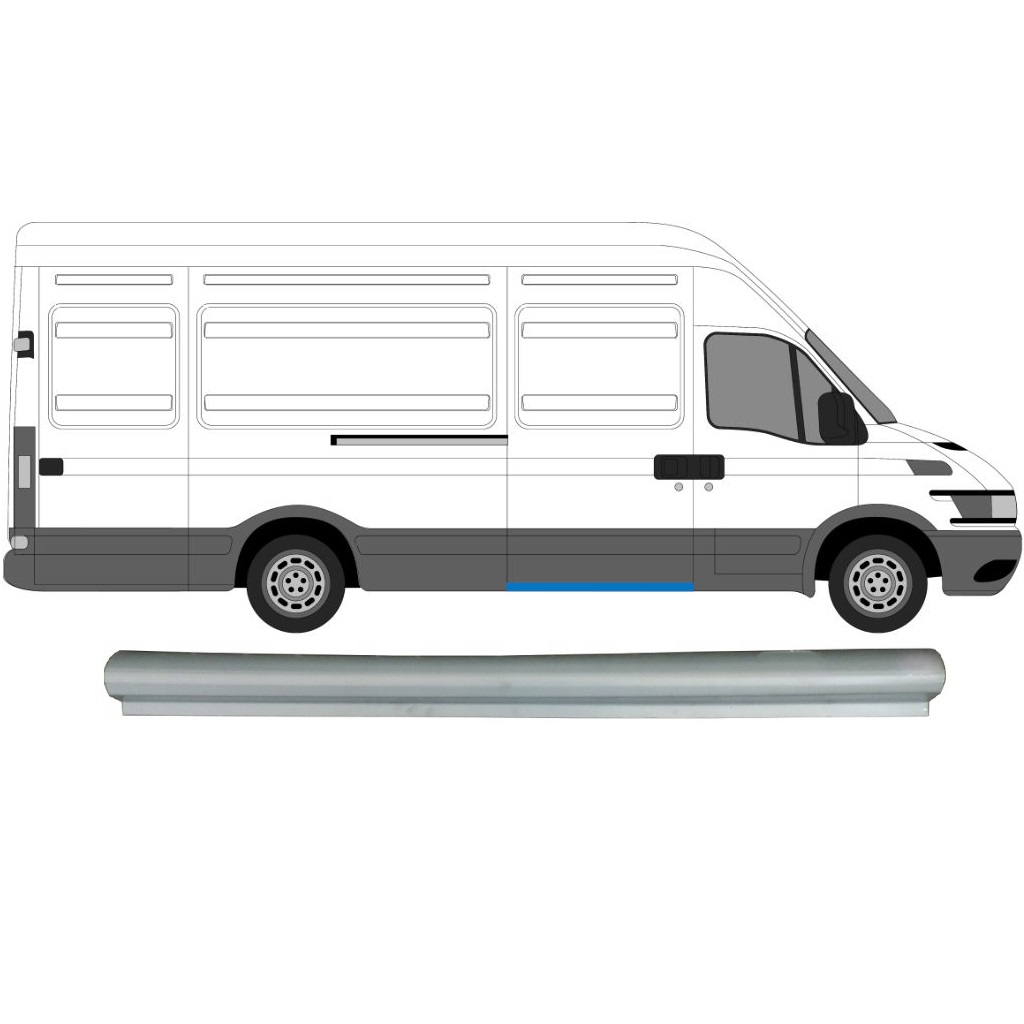  IVECO DAILY 1999-2006 SLIDING DOOR SILL PANEL / RIGHT