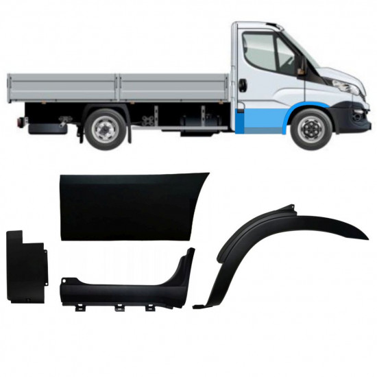 IVECO DAILY 2014- SINGLE CABIN MOULDING TRIM / SET / RIGHT