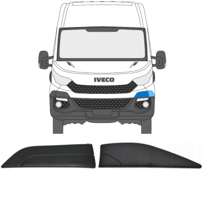 IVECO DAILY 2014- FRONT WING + BUMPER TRIM PANEL / SET / LEFT
