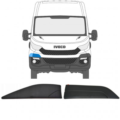 IVECO DAILY 2014- FRONT WING + BUMPER TRIM PANEL / SET / RIGHT
