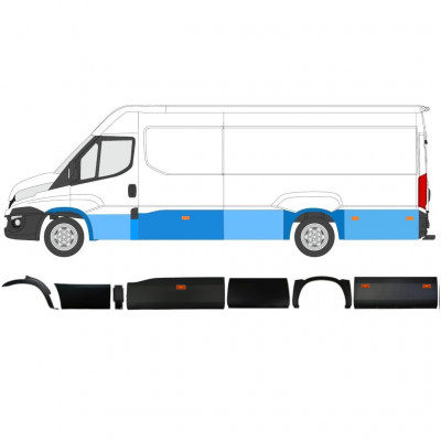 IVECO DAILY 2014- LWB MOULDING TRIM WITH LAMP / SET / LEFT