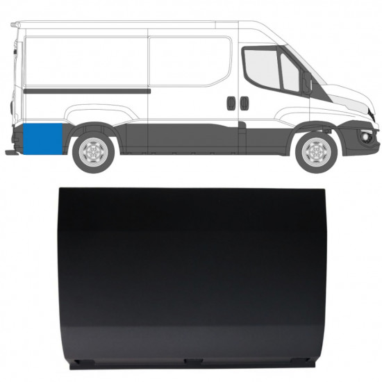 IVECO DAILY 2014- SWB MOULDING TRIM BEHIND WHEEL / RIGHT = LEFT