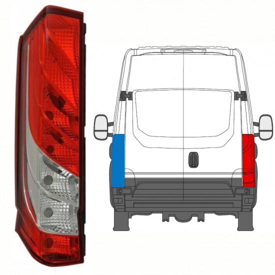 IVECO DAILY 2014- REAR LAMP / LEFT