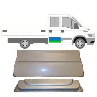 Inner and outer rear door repair panel for Iveco Daily 1999-2014 / Left = Right (symmetrical) / Set 16174