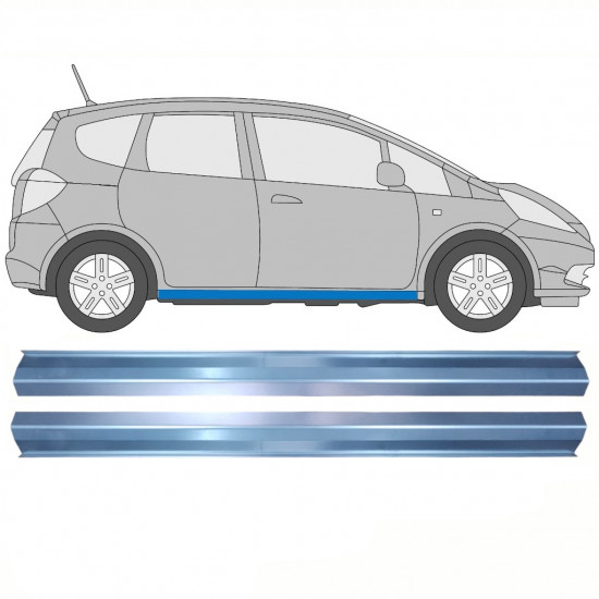 Sill repair panel for Honda Jazz GE 2008-2015 / Left = Right (symmetrical) / Set 10371