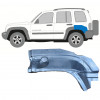 Rear fender rear section repair panel