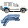 Rear fender rear section repair panel