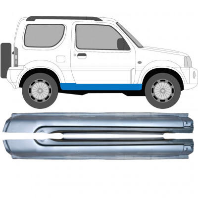 Full sill repair panel for Suzuki Jimny 1998-2018 / Left+Right / Set 10411