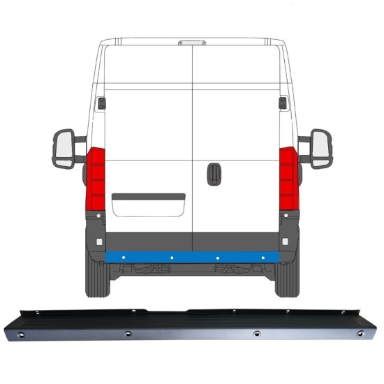 Rear bumper with PDC for Citroen Jumper 2006-2018 16927