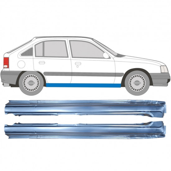 Sill repair panel for Opel Kadett 1984-1993 / Left+Right / Set 9450