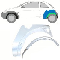 Inner and outer rear wing repair panel for Ford KA 1996-2008 / Left / Set 10776