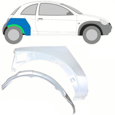 Inner and outer rear wing repair panel for Ford KA 1996-2008 / Right / Set 10775