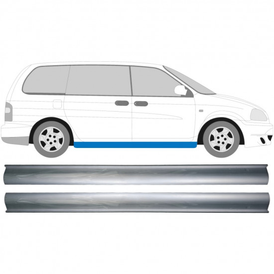 Sill repair panel for Kia Carnival 1998-2006 / Left = Right (symmetrical) / Set 10545