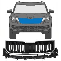 Grille for Skoda Kodiaq 2016-2023 / Set 7546