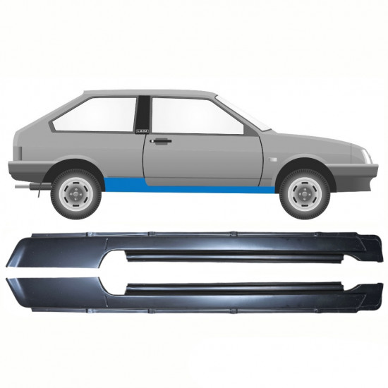 Sill repair panel for Lada Samara 1984-2004 / Left+Right / Set 10874