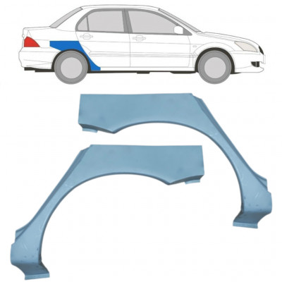 MITSUBISHI LANCER 2003-2008 REAR WHEEL ARCH / SET