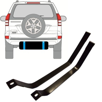 Fuel tank straps for Toyota Land Cruiser J120 2003-2010 9379