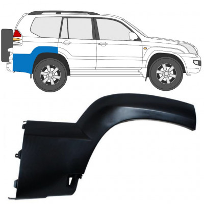 Rear wing side trim for Toyota Land Cruiser J120 2003-2010 / Right 12954