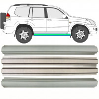 Inner and outer sill repair panel for Toyota Land Cruiser 2003-2010 / Set 10083