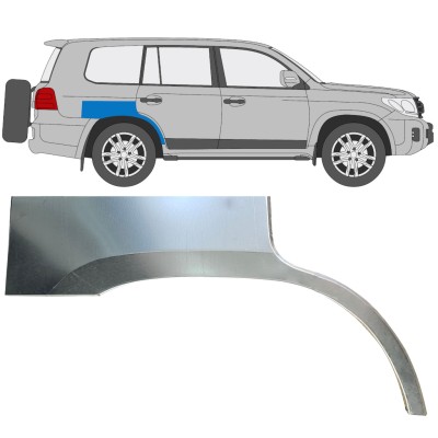 Rear wing repair panel for Toyota Land Cruiser V8 FJ200 2007- / Right 16340