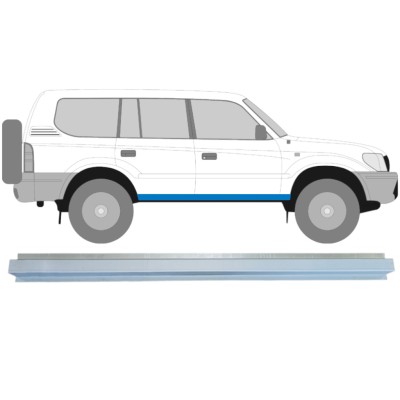 Inner sill repair panel for Toyota Land Cruiser J90 1996-2002 / Left = Right (symmetrical) 14850