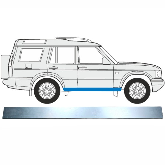 Inner sill repair panel for Land Rover Discovery 1989-2004 / Left = Right (symmetrical) 16005