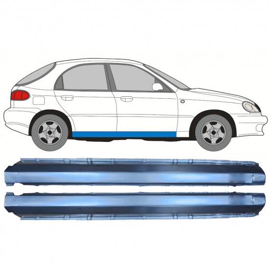 Sill repair panel for Daewoo Lanos 1997-2008 / Left+Right / Set 9765