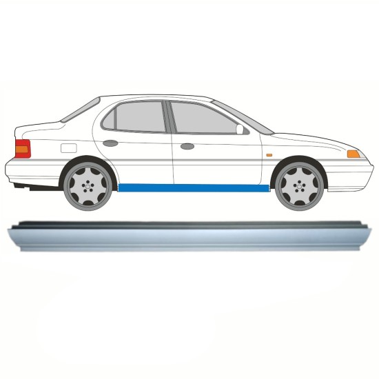 Sill repair panel for Hyundai Lantra 1990-1995 / Left = Right (symmetrical) 8614