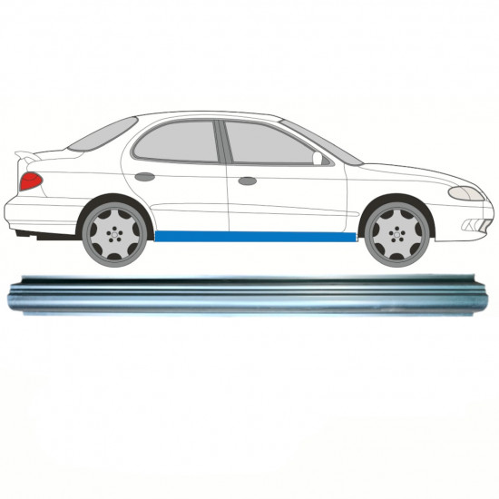 Sill repair panel for Hyundai Lantra 1995-2000 / Left = Right (symmetrical) 8615